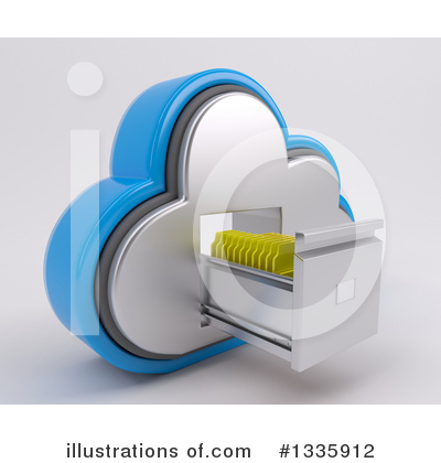 Royalty-Free (RF) Cloud Clipart Illustration by KJ Pargeter - Stock Sample #1335912