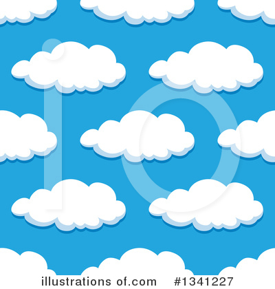Royalty-Free (RF) Cloud Clipart Illustration by Vector Tradition SM - Stock Sample #1341227