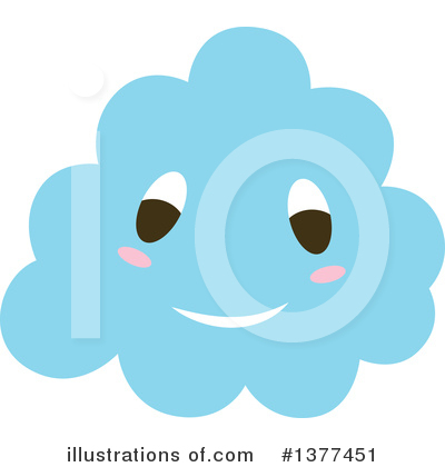 Clouds Clipart #1377451 by Cherie Reve