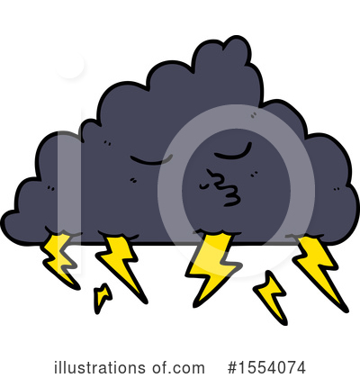 Storm Cloud Clipart #1554074 by lineartestpilot
