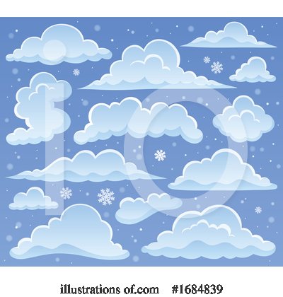 Royalty-Free (RF) Cloud Clipart Illustration by visekart - Stock Sample #1684839