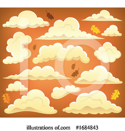 Royalty-Free (RF) Cloud Clipart Illustration by visekart - Stock Sample #1684843