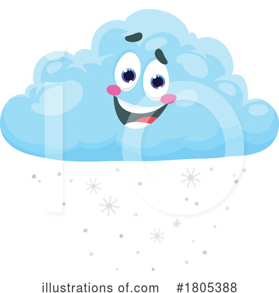 Royalty-Free (RF) Cloud Clipart Illustration by Vector Tradition SM - Stock Sample #1805388