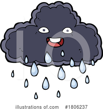 Rain Cloud Clipart #1806237 by lineartestpilot