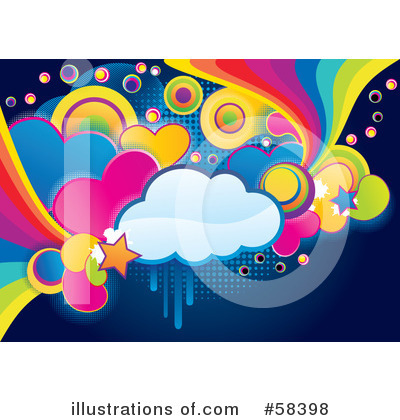 Royalty-Free (RF) Cloud Clipart Illustration by MilsiArt - Stock Sample #58398