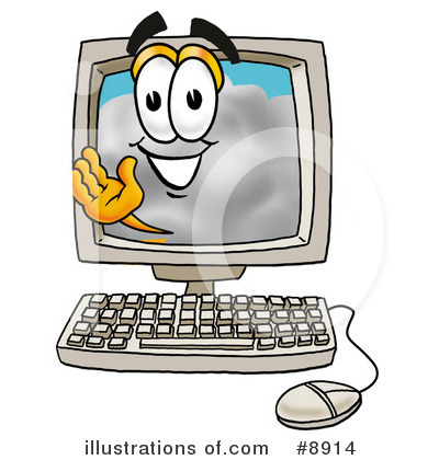 Royalty-Free (RF) Cloud Clipart Illustration by Mascot Junction - Stock Sample #8914