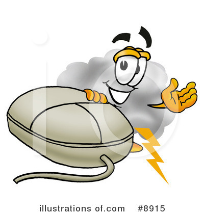 Royalty-Free (RF) Cloud Clipart Illustration by Mascot Junction - Stock Sample #8915