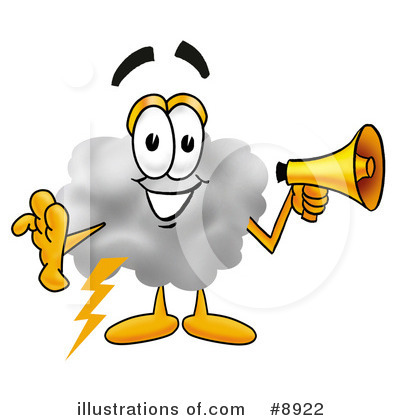 Royalty-Free (RF) Cloud Clipart Illustration by Mascot Junction - Stock Sample #8922