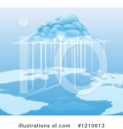 Royalty-Free (RF) Cloud Computing Clipart Illustration by AtStockIllustration - Stock Sample #1210613