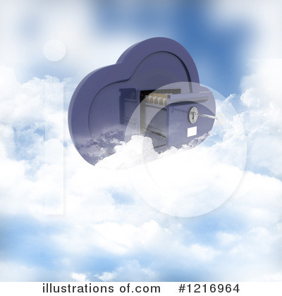 Royalty-Free (RF) Cloud Computing Clipart Illustration by KJ Pargeter - Stock Sample #1216964