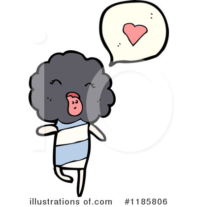 Royalty-Free (RF) Cloud Person Clipart Illustration by lineartestpilot - Stock Sample #1185806