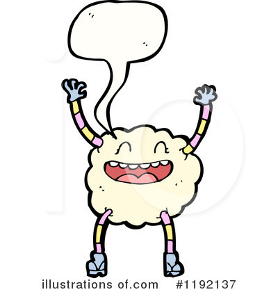 Royalty-Free (RF) Cloud Person Clipart Illustration by lineartestpilot - Stock Sample #1192137