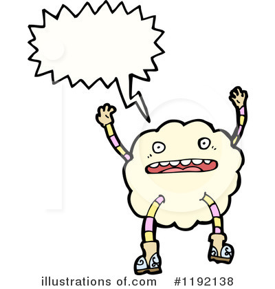 Royalty-Free (RF) Cloud Person Clipart Illustration by lineartestpilot - Stock Sample #1192138