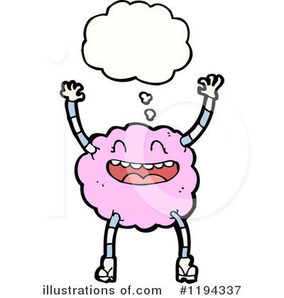 Royalty-Free (RF) Cloud Person Clipart Illustration by lineartestpilot - Stock Sample #1194337