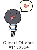 Cloud Person Clipart #1196594 by lineartestpilot