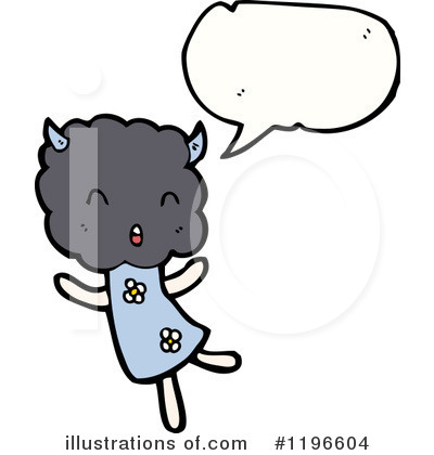Royalty-Free (RF) Cloud Person Clipart Illustration by lineartestpilot - Stock Sample #1196604