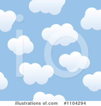 Royalty-Free (RF) Clouds Clipart Illustration by vectorace - Stock Sample #1104294