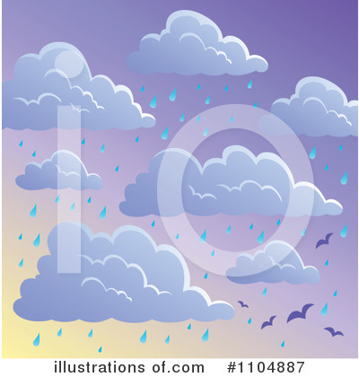 Royalty-Free (RF) Clouds Clipart Illustration by visekart - Stock Sample #1104887