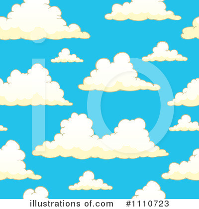 Royalty-Free (RF) Clouds Clipart Illustration by visekart - Stock Sample #1110723
