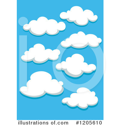 Royalty-Free (RF) Clouds Clipart Illustration by Vector Tradition SM - Stock Sample #1205610