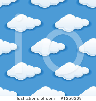 Royalty-Free (RF) Clouds Clipart Illustration by Vector Tradition SM - Stock Sample #1250269