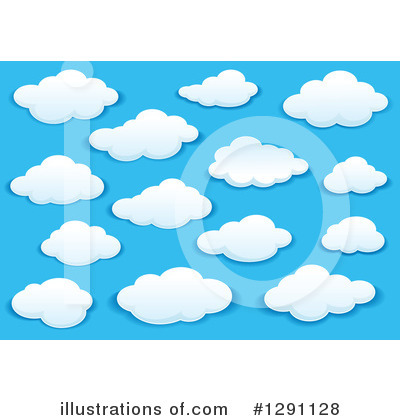 Royalty-Free (RF) Clouds Clipart Illustration by Vector Tradition SM - Stock Sample #1291128