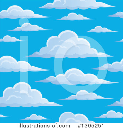 Royalty-Free (RF) Clouds Clipart Illustration by visekart - Stock Sample #1305251