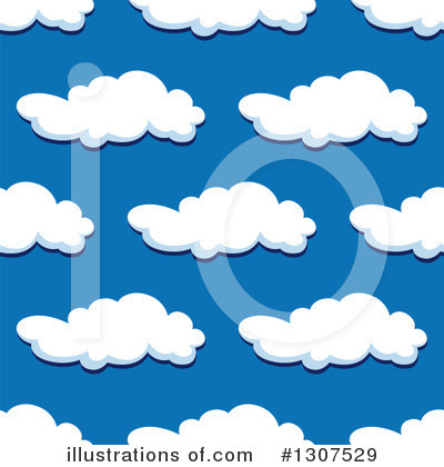 Royalty-Free (RF) Clouds Clipart Illustration by Vector Tradition SM - Stock Sample #1307529