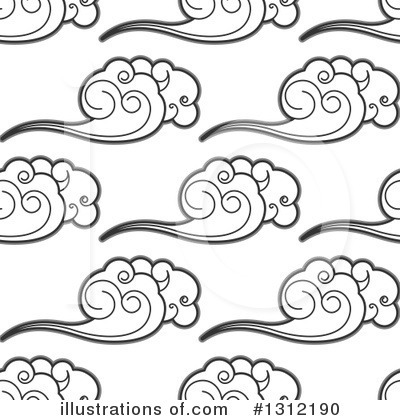 Royalty-Free (RF) Clouds Clipart Illustration by Vector Tradition SM - Stock Sample #1312190