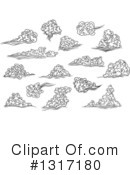 Clouds Clipart #1317180 by Vector Tradition SM