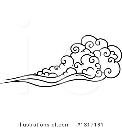 Royalty-Free (RF) Clouds Clipart Illustration by Vector Tradition SM - Stock Sample #1317181