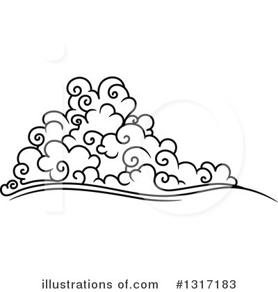 Royalty-Free (RF) Clouds Clipart Illustration by Vector Tradition SM - Stock Sample #1317183