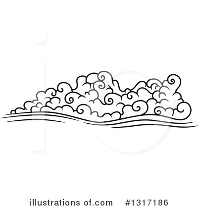 Royalty-Free (RF) Clouds Clipart Illustration by Vector Tradition SM - Stock Sample #1317186