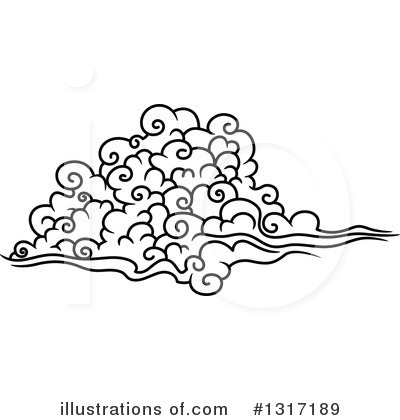 Royalty-Free (RF) Clouds Clipart Illustration by Vector Tradition SM - Stock Sample #1317189