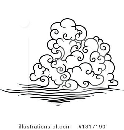 Royalty-Free (RF) Clouds Clipart Illustration by Vector Tradition SM - Stock Sample #1317190