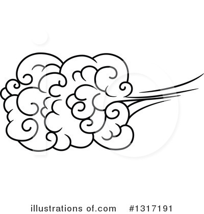 Royalty-Free (RF) Clouds Clipart Illustration by Vector Tradition SM - Stock Sample #1317191