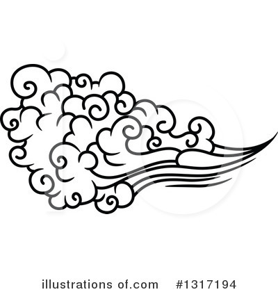 Royalty-Free (RF) Clouds Clipart Illustration by Vector Tradition SM - Stock Sample #1317194