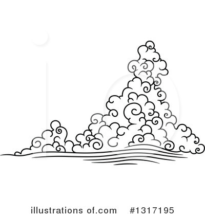 Royalty-Free (RF) Clouds Clipart Illustration by Vector Tradition SM - Stock Sample #1317195