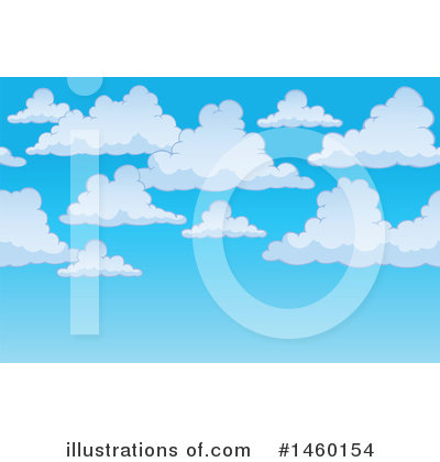 Royalty-Free (RF) Clouds Clipart Illustration by visekart - Stock Sample #1460154
