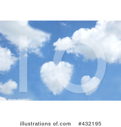 Royalty-Free (RF) Clouds Clipart Illustration by KJ Pargeter - Stock Sample #432195