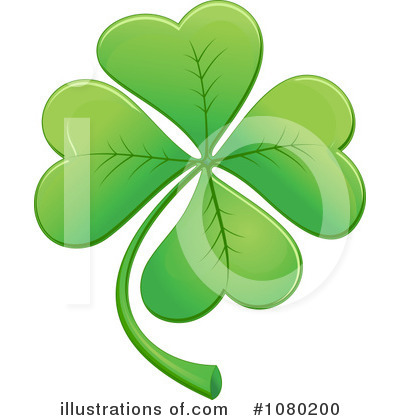 Royalty-Free (RF) Clover Clipart Illustration by Vector Tradition SM - Stock Sample #1080200