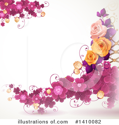 Royalty-Free (RF) Clover Clipart Illustration by merlinul - Stock Sample #1410082