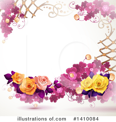 Royalty-Free (RF) Clover Clipart Illustration by merlinul - Stock Sample #1410084