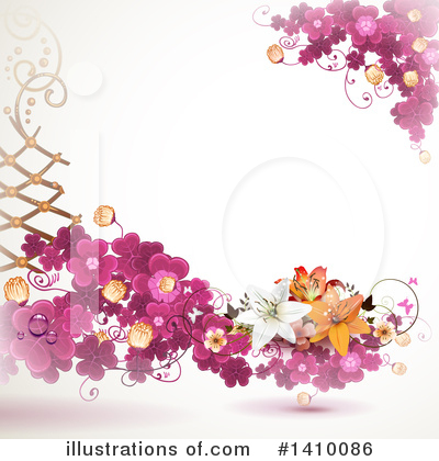 Royalty-Free (RF) Clover Clipart Illustration by merlinul - Stock Sample #1410086