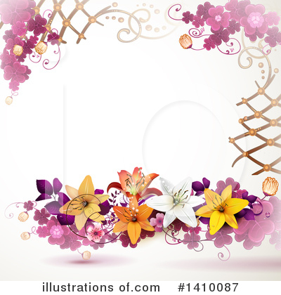 Royalty-Free (RF) Clover Clipart Illustration by merlinul - Stock Sample #1410087