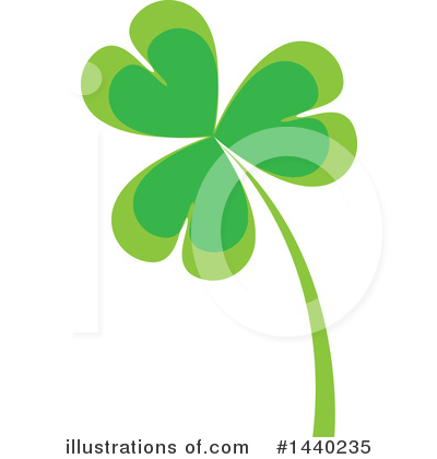 Royalty-Free (RF) Clover Clipart Illustration by ColorMagic - Stock Sample #1440235