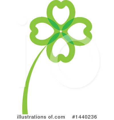 Royalty-Free (RF) Clover Clipart Illustration by ColorMagic - Stock Sample #1440236