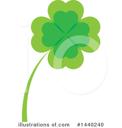 Royalty-Free (RF) Clover Clipart Illustration by ColorMagic - Stock Sample #1440240