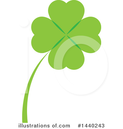 Royalty-Free (RF) Clover Clipart Illustration by ColorMagic - Stock Sample #1440243