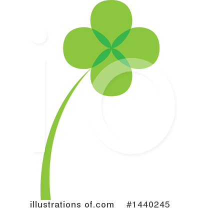 Royalty-Free (RF) Clover Clipart Illustration by ColorMagic - Stock Sample #1440245
